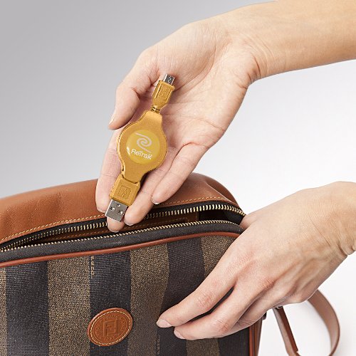 Retrak Retractable Micro Usb Cable, Orange (Etcablemicor) #TOP5