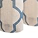 Moroccan Tile Print Curtains for Bedroom Geometry Lattice Grommet Window 1 Pair