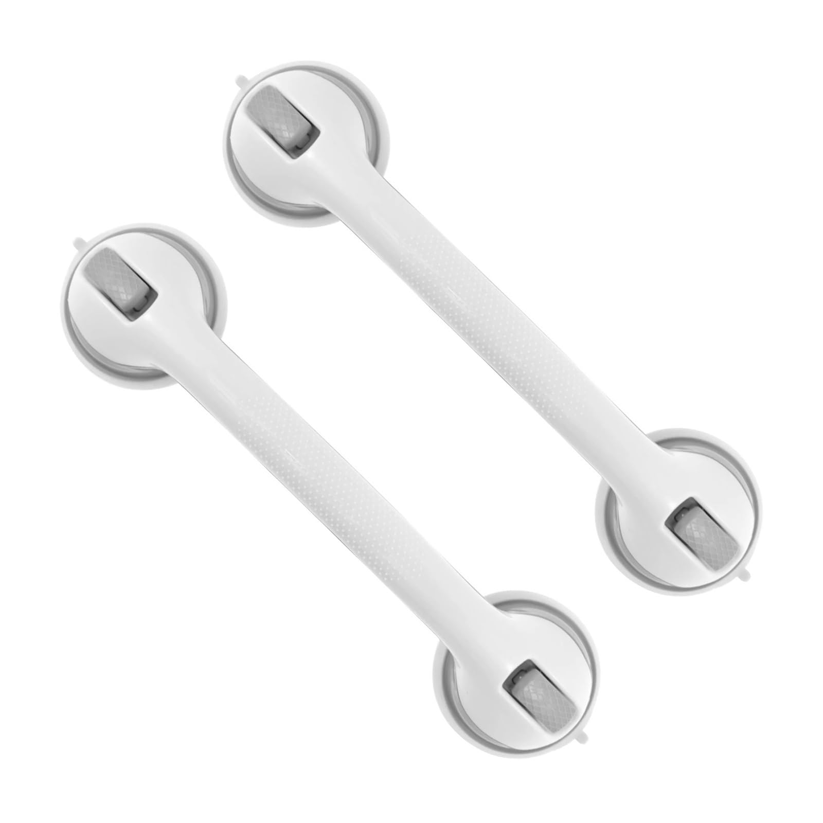 Lopjggyf 2Pcs Shower Handle Nonslip Grab Toilet Bathroom Safe Bathtub Bar Plastic Vacuum Sucker Suction Cup Handrail For Showering