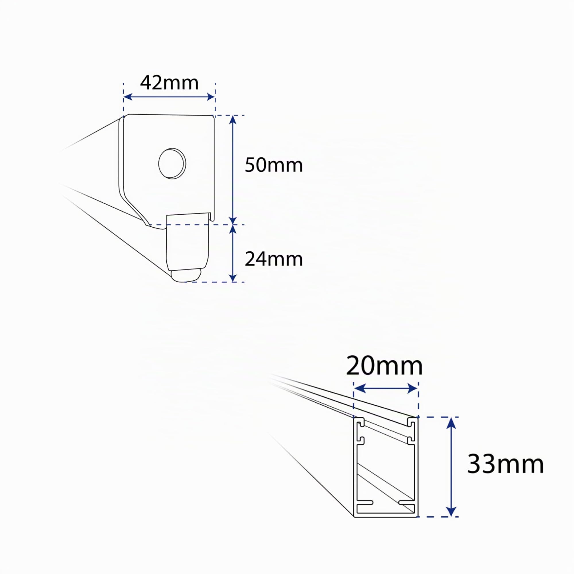 Fliegengitter Insektenschutzrollo Aluminium für Fenster - Weiss, 2er Set, B150 x H160cm - Fiberglas Fliegengitternetz - Fliegengitterrollo Insektenschutz