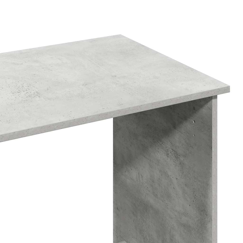 Scrivania Grigio Cemento 80x40x75 cm in Legno Ingegnerizzato | Tavolo compatto e moderno per camera da letto, soggiorno o studio. Ideale come postazione PC o scrittoio.