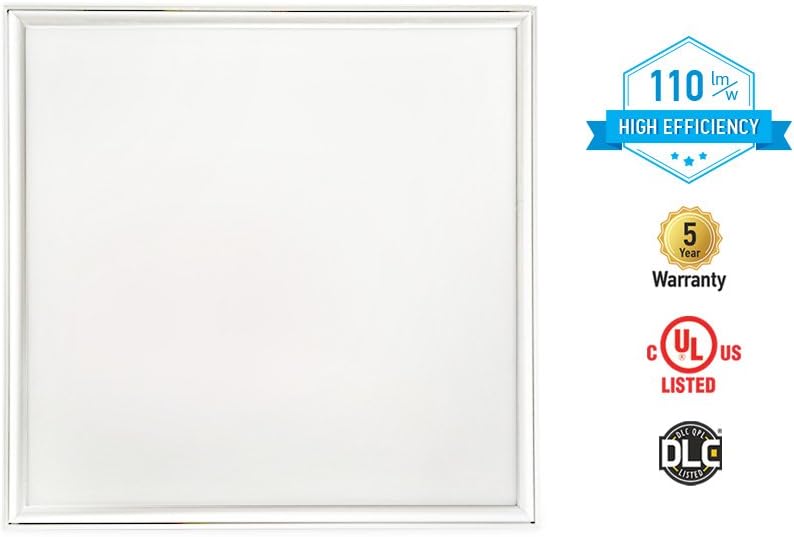 4-PACK ASD LED Panel 2x2 Dimmable Edge-Lit Flat 22w 4000k High Efficiency Series