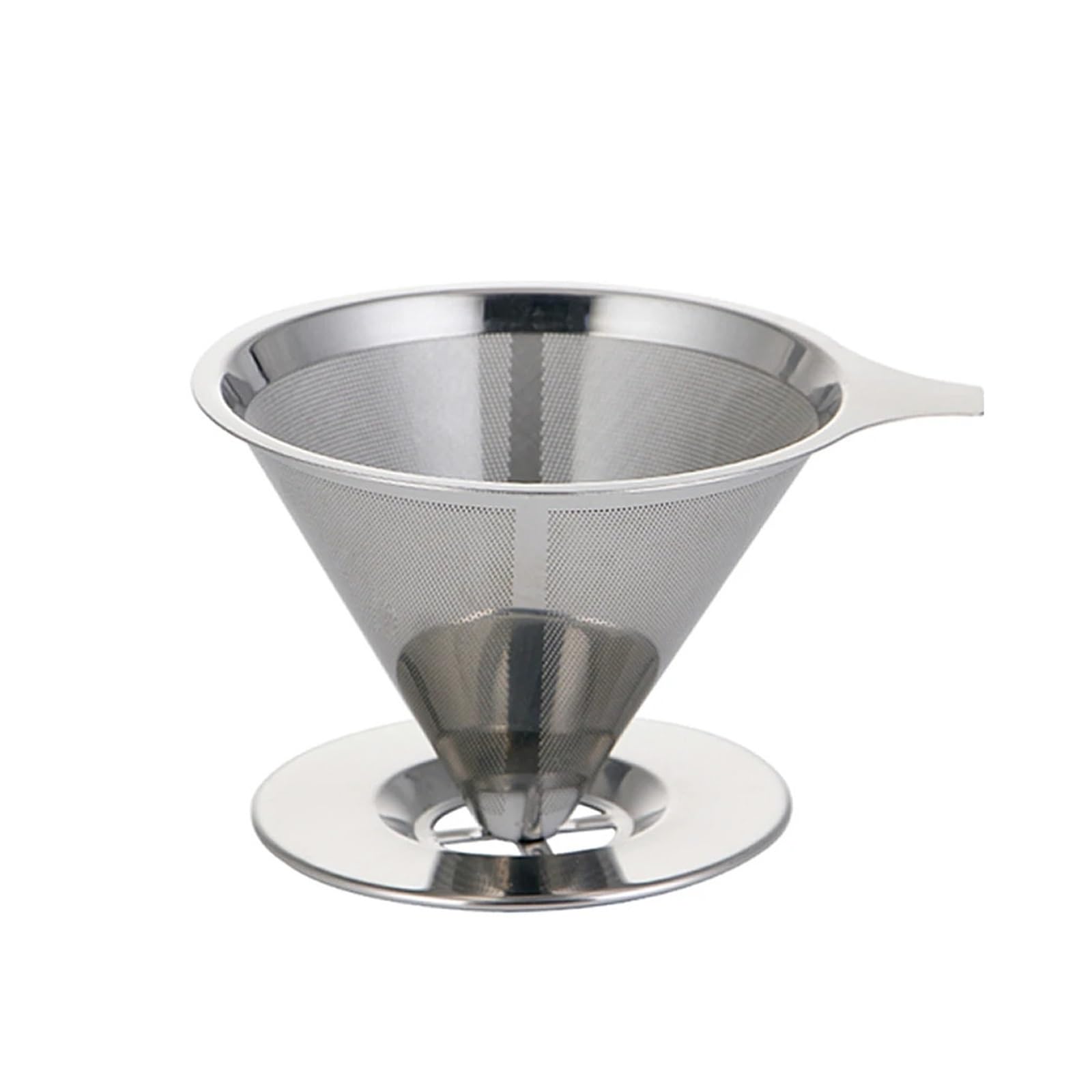 Filtro de café de Acero Inoxidable, Verter sobre Embudo, Goteo de Cerveza, té, Cesta de Malla metálica, Herramienta de Filtro de café Reutilizable, Utensilios de Cocina