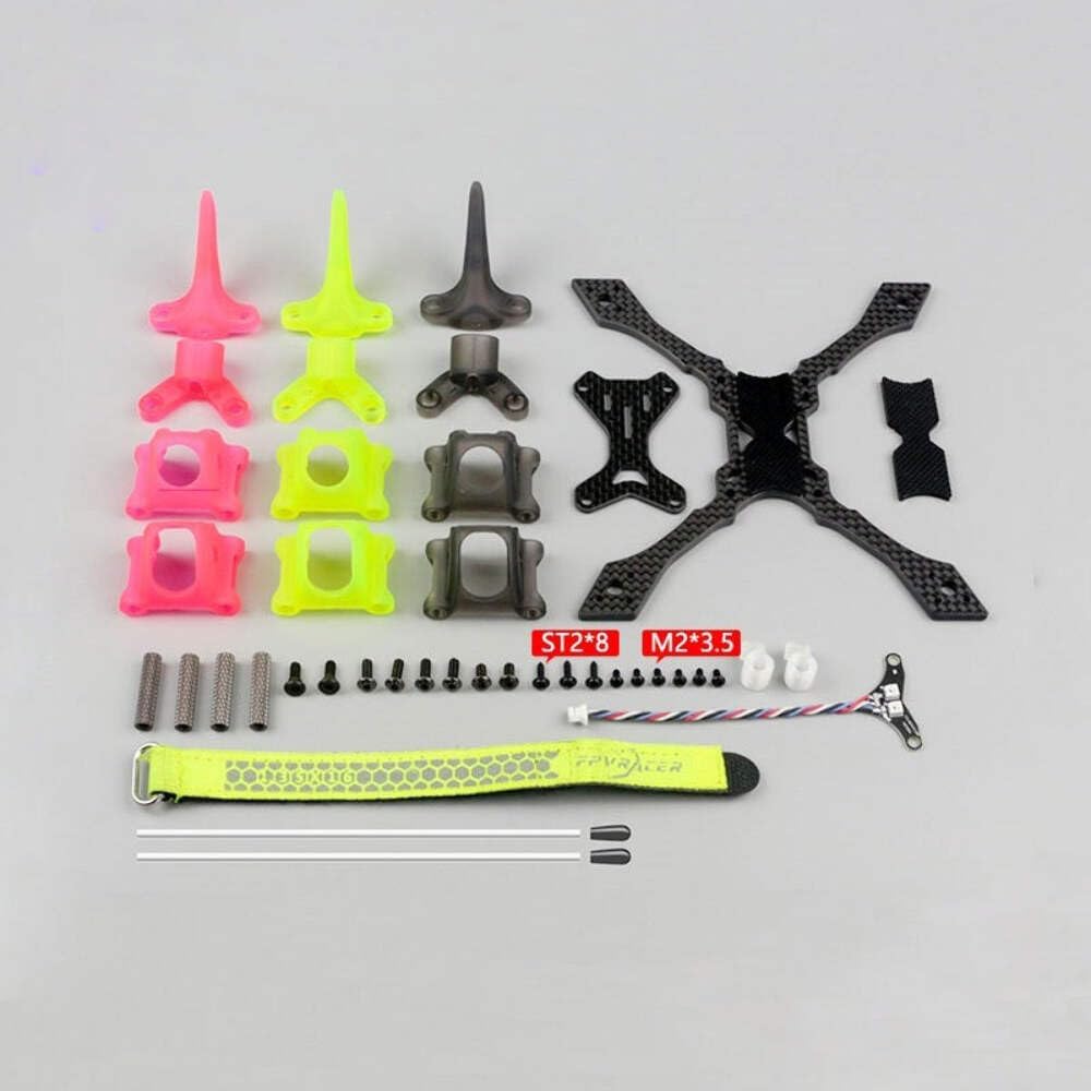 M3 144mm FPV Racing Drone Frame Kit for 3" Propellers (w/3 Canopy)