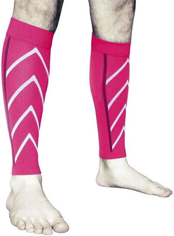 (2 PAIRS)Compression Sleeve - For Shin Splints, Calf Strains, Sports Recovery - Leg Socks For Men and Women - Black - Calf Guard for Running, Marathon, Rugby, Walking, Tennis, Golf, Cycling, Maternity