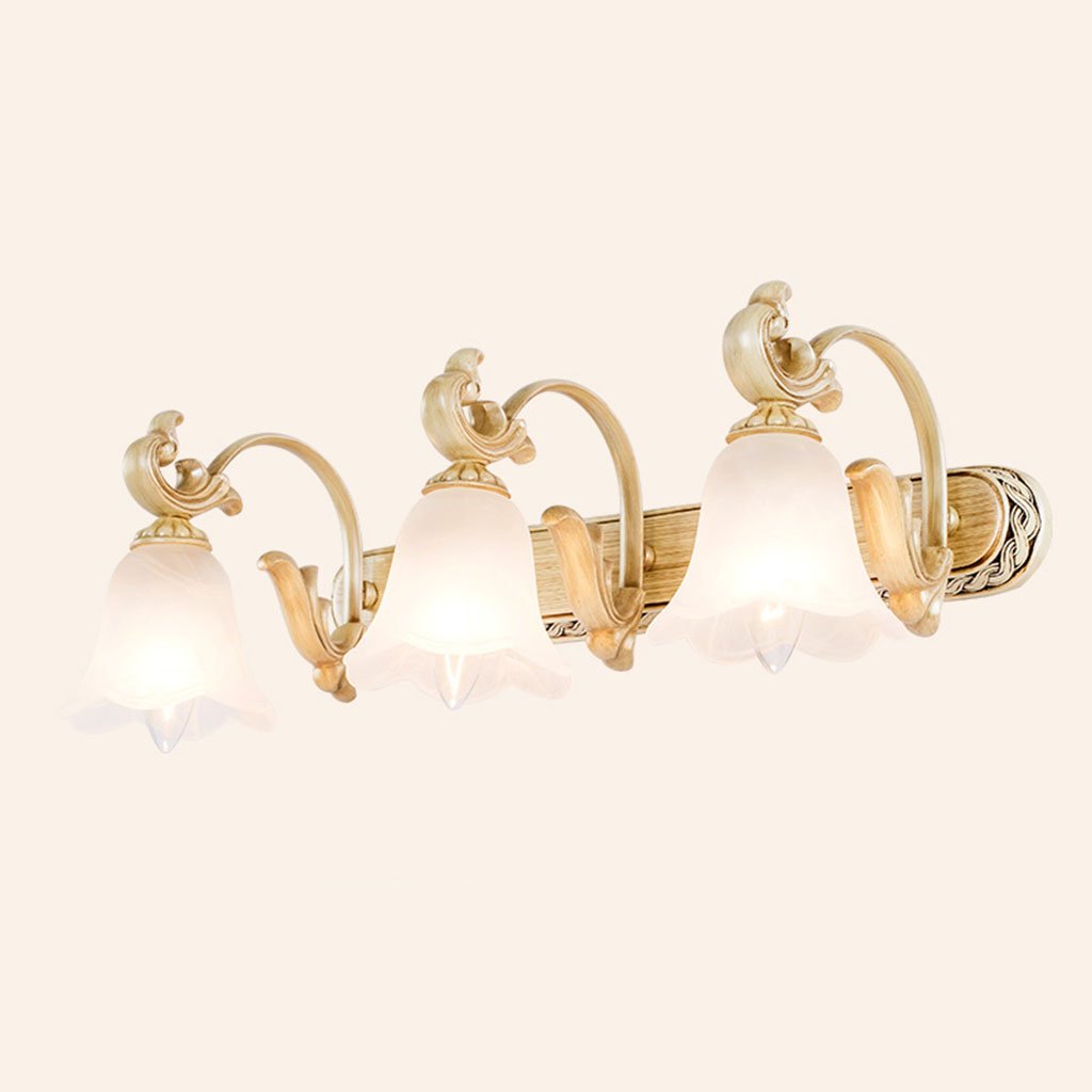 Lampe de miroir de bain LED blanche pour applique murale de toilette