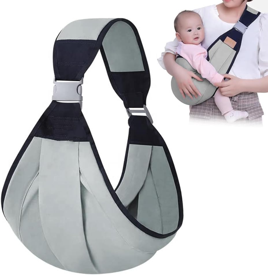 Baby Carrier - Breathable, Adjustable Sling with Anti-Slip Straps for 0-36 Months