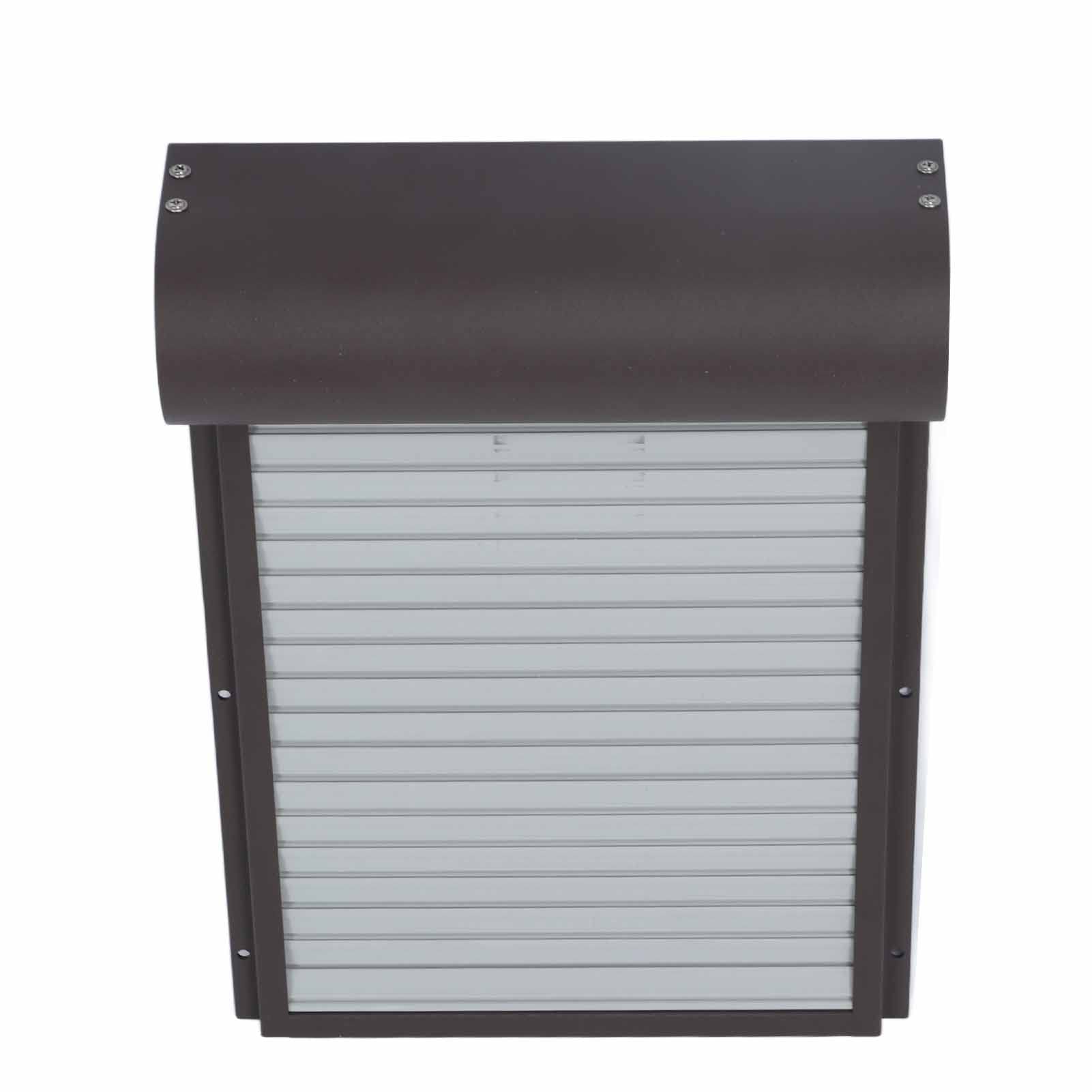 Automatic Chicken Coop Door Opener Timer Metal with Timer Battery Powered for Farm Poultry Habitat Supplies Brown