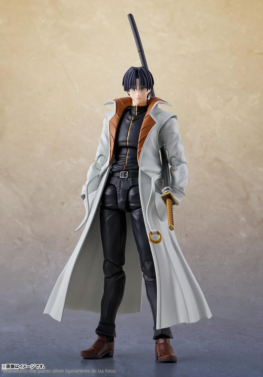 TAMASHII NATIONS Aoshi shinomori Fig. 16,5 cm Rurouni Kenshin SH figuarts