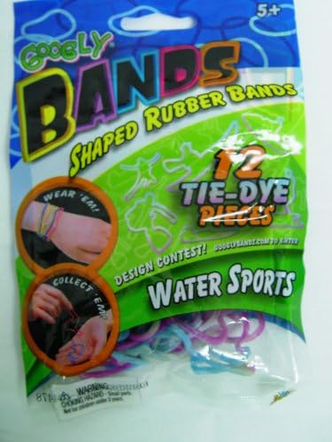 Googly Bands Shaped Rubber Bands 12 Pack: Glitzy