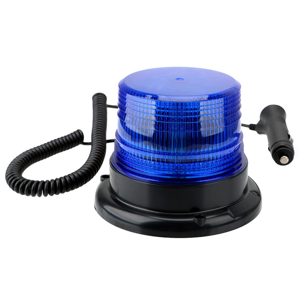 AIVYNA LED Lampeggiante per Camion Spia di Emergenza Stroboscopica per Auto con Luci Magnetiche della Polizia 12V-80V