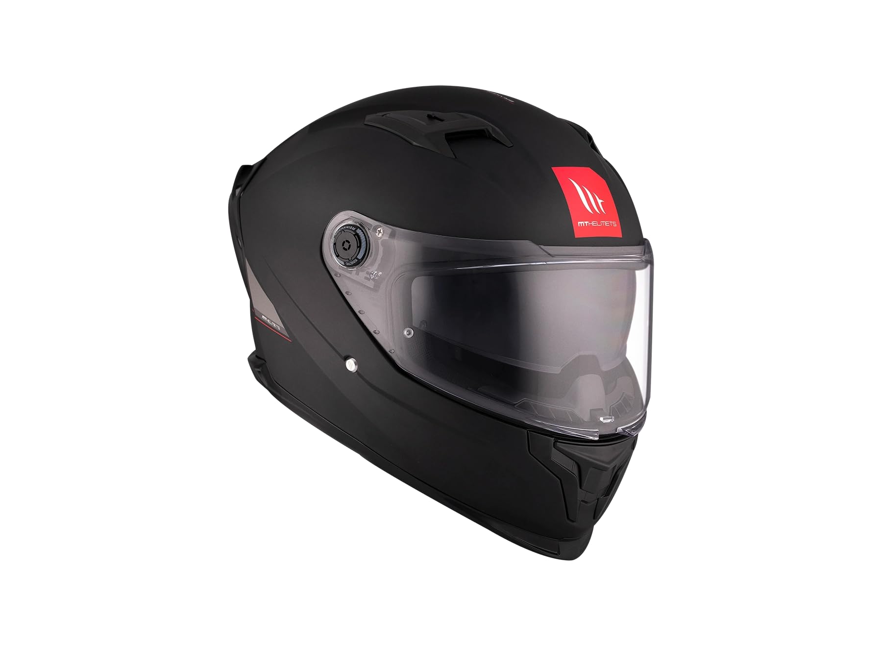 Casco Integral MT Braker SV Solid A1 Negro Mate | Casco Integral para Hombre | Transpirable y Lavable | Homologado ECE 22.06 & Dot | Talla M