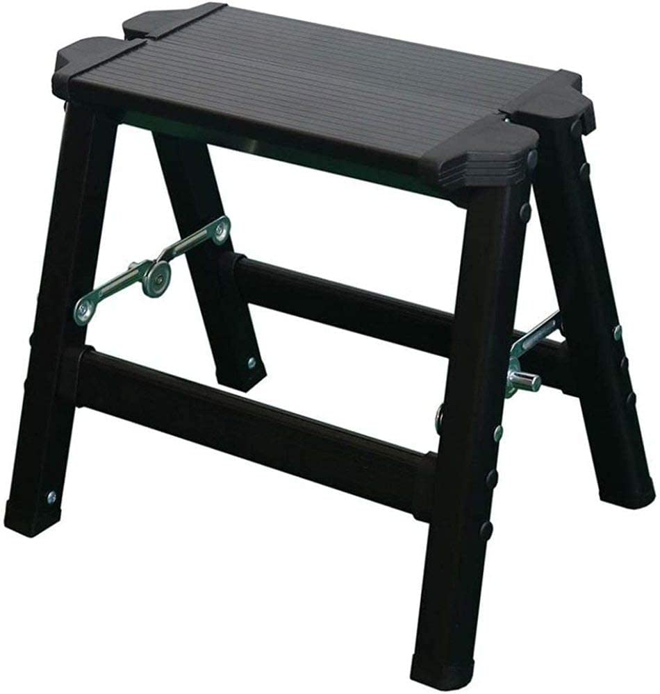 Taburete con escalera para el hogar y peldaños antideslizantes B