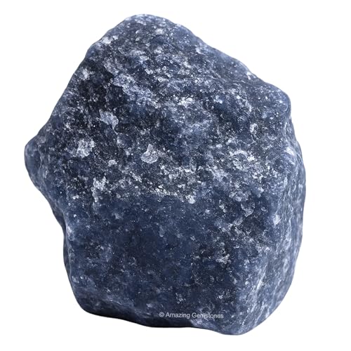 Image of Amazing Gemstone Blue Aventurine Raw Crystals and Healing Stones, Natural Rocks for Tumbling - DIY Raw Stones and Crystals, 2 Pieces
