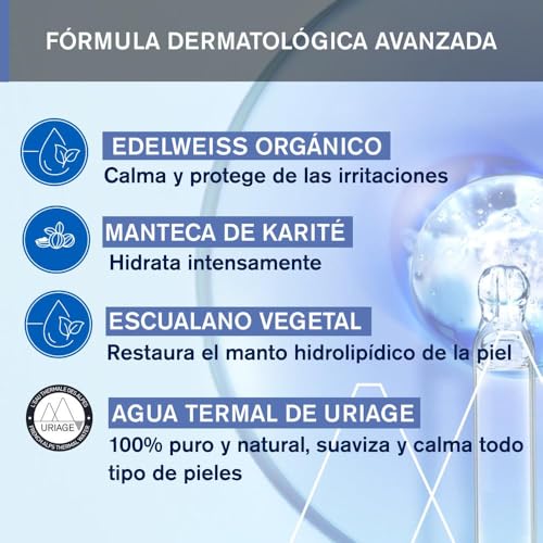 Loción de bebé Uriage para el masaje relajante después del baño 4