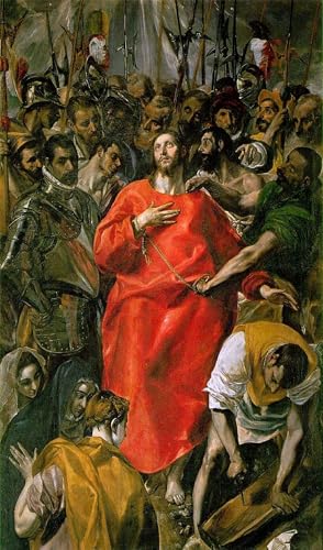 Toile El Espolio El Greco grand format pour creer une ambiance de galerie d'art dans votre salon