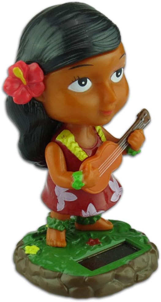 KC Hawaii Keiki Ukulele Bobblehead Solar Doll