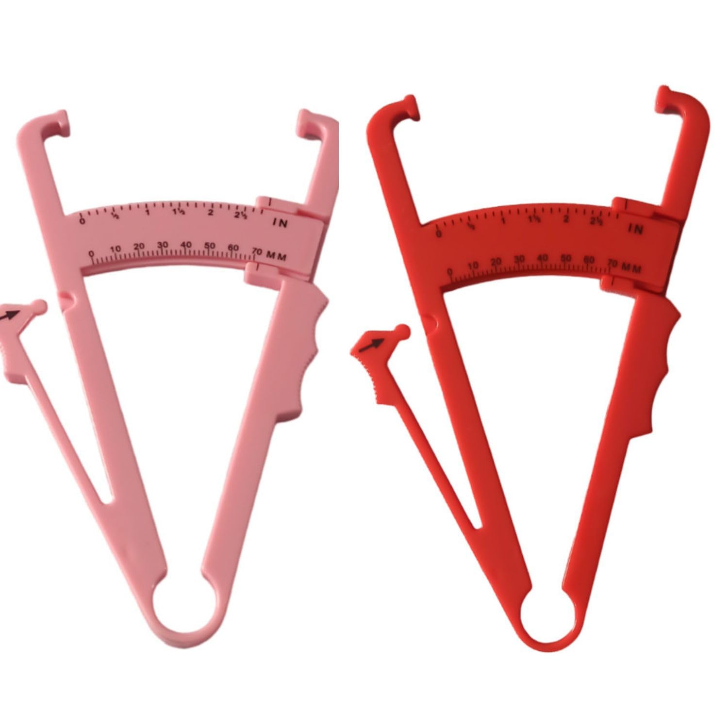 Body Fat Caliper,skinfold Body Fat Analyzer Pack Of 2 (Pink and Red)-image-27