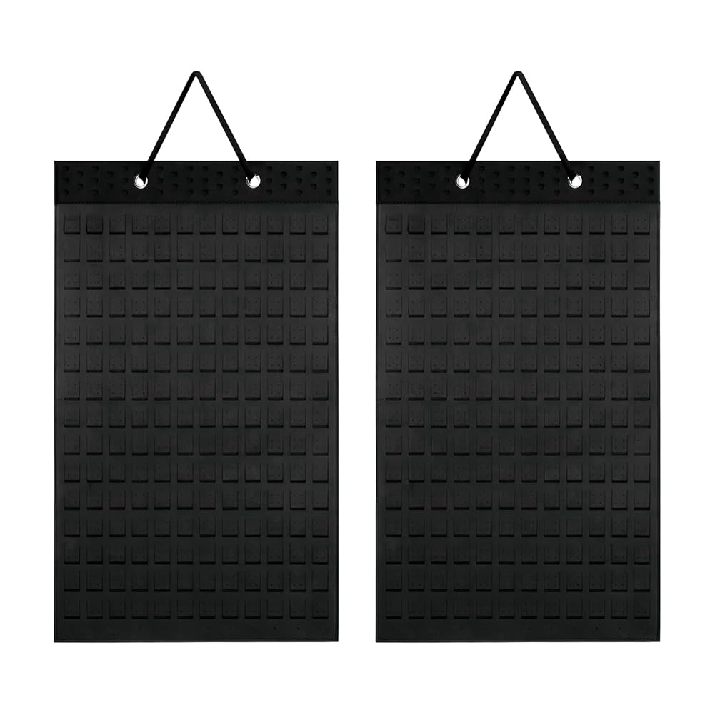 Huudngeje Girls Hanging Earring Holder Organiser, Brooch Pin Display Board Stud Earring Organisers Storage Earring Holder Organizer Wall