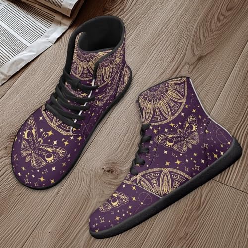 Image of Binienty Zero Drop Sole Barefoot Men's Women's PU Leather Flat Minimalist Barefoot Sneakers Athletic Shoes Waterproof