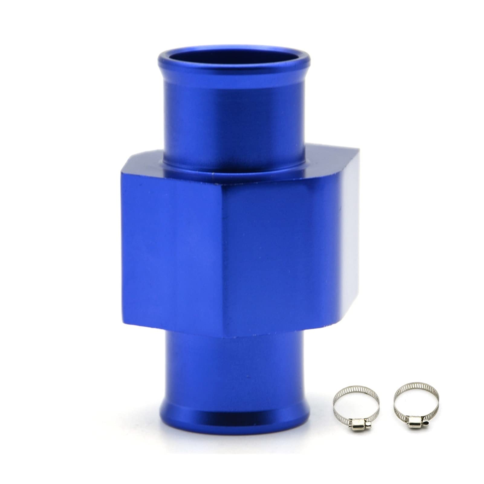 Adaptateur Universel En Métal Pour Tuyau De Sonde De Température D'eau De Voiture Bleu 34mm