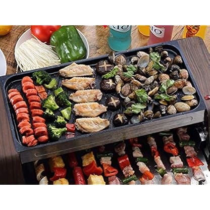 RONGJJ Tischgrill Rauchfreier Elektrischer Tischgrill, Automatische Rotierende Grillspieße, Haushaltsrauchfreier… – Bild 4