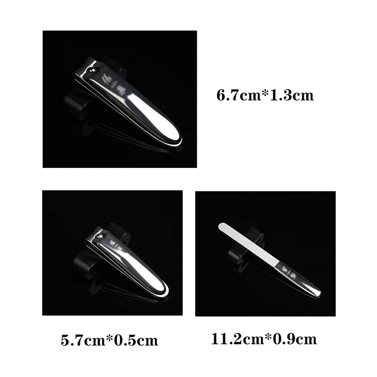 Kit de Coupe-Ongles, Ensemble de Coupe-Ongles pour Adultes, Ensemble de manucure de Voyage 7 en 1, Outils de Soins des Ongles Professionnels en Acier Inoxydable avec étui de Voyage Portable, Ensemble