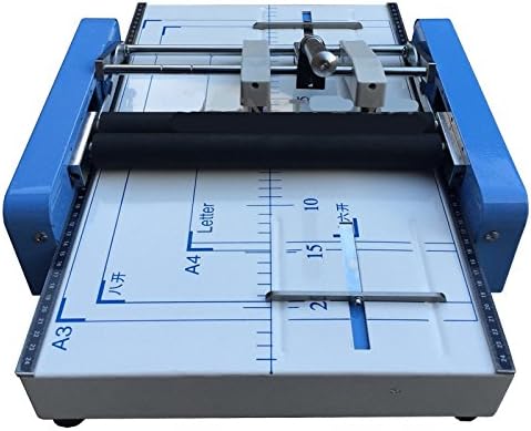 A3 Electric Brochure Stapler Folding Machine Multi-Function Electric Creasing Machine Electric Bing Machine Electric Card Folder Color Pages Dashed Machine