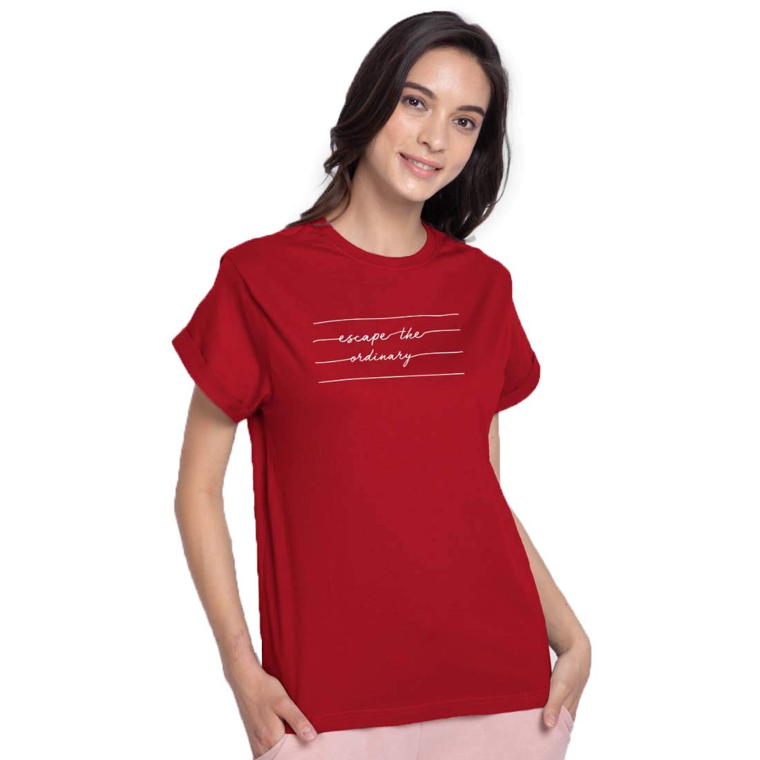 BewakoofWomen's Printed Relaxed Fit T-Shirt