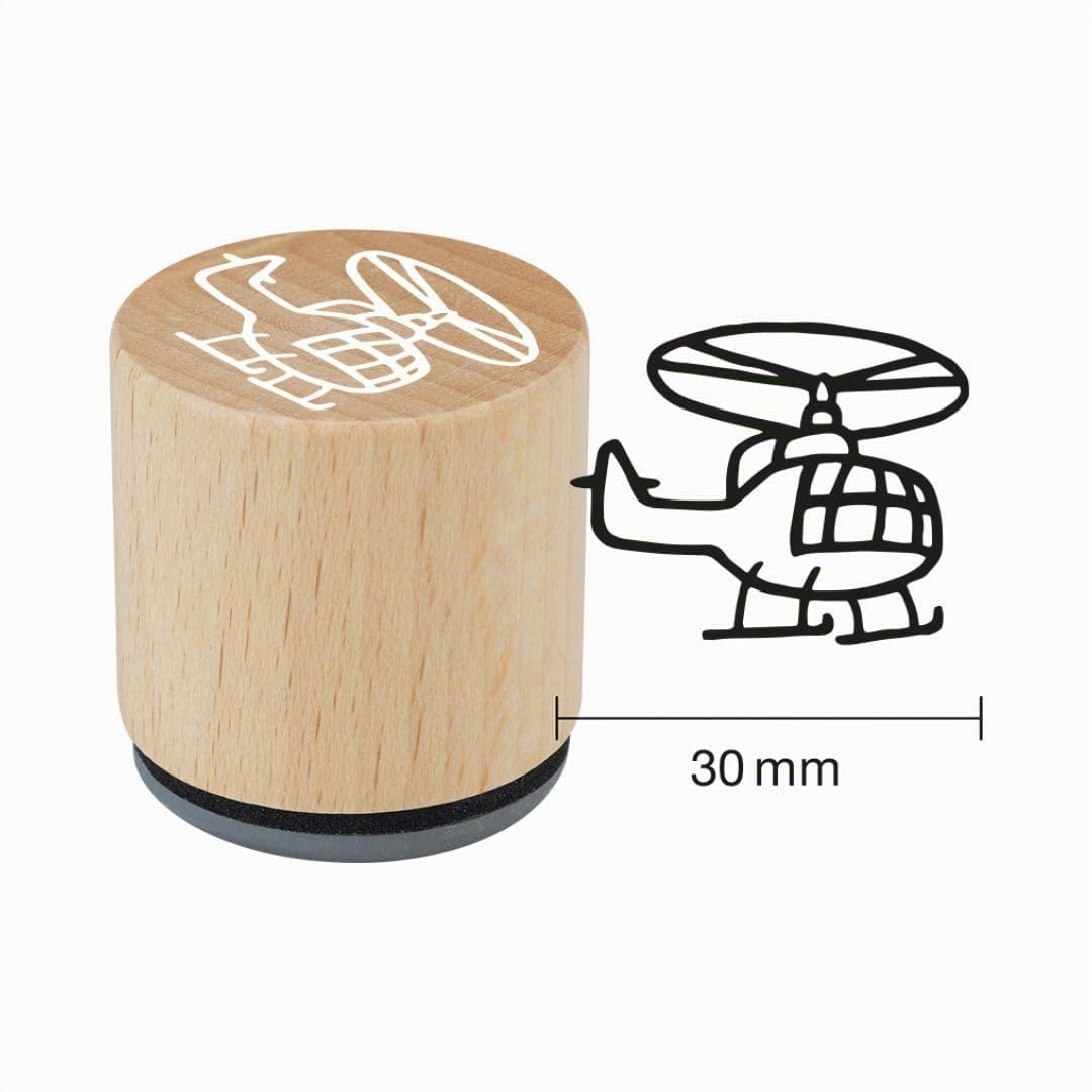 COLOP Woodies Holzstempel Set - Mix - Abdruckgröße 30 mm