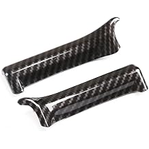 Compatible with Range Rover Evoque L551 2019-2024 ABS Armrest Box Switch Strip Trim Sticker Decal Interior Car Accessories Carbon Fiber