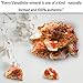 Amazing Gemstone Vanadinite Crystals and Healing Stones Mineral Specimen - Semi Precious Gem Stones - Healing Crystals Geode Clusters for Meditation, Chakra Balance, and Energy (S)