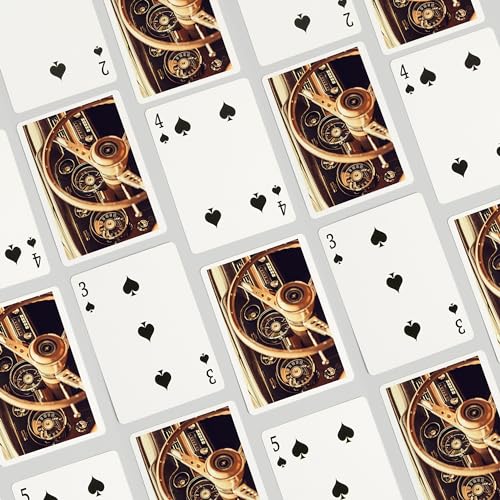 Baraja de Poker Vintage Car Dashboard 52 cartas miniatura 4