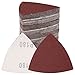 SWZHAI 120 Pcs Triangle Sanding Pads, 180 Grits Detail Sander Sandpaper Hook and Loop Sanding Sheet,3-1/8