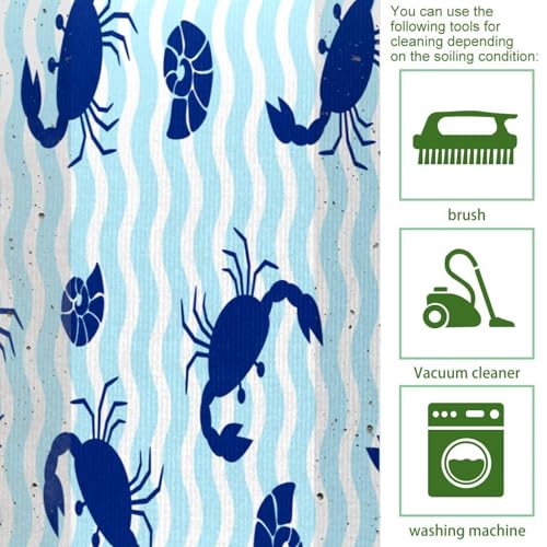 Alfombras de cocina absorbentes con base antideslizante de rayas 5