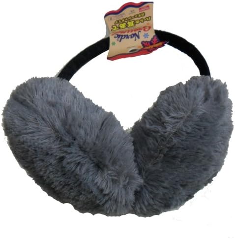 Best Winter Heart Shape Soft Furry Ear Muffs(One Size)-Gray