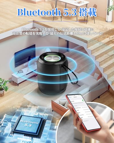 ZKBBA Bluetooth スピーカー YUTUKI-106B の商品画像 3