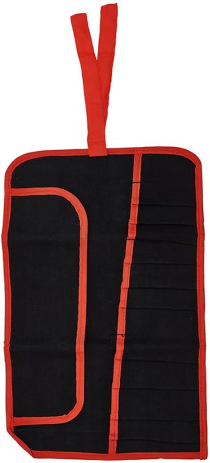 Dapetz 12 Pocket Canvas Tool Roll Wrench Spanner Tool Storage Bag Fold Pouch Stiched