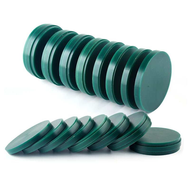 5 Discos de Cera Dental, Materiales de Laboratorio, Herramientas for Laboratorio de odontología, Tallado CAD/CAM, Bloque de Cera Verde, 98 x 12-25 mm(98mm 25mm)