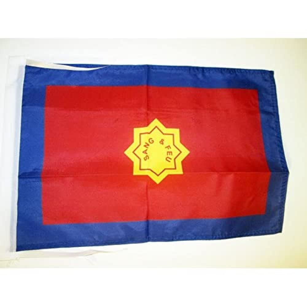 Iran Old Persia Flag 18'' x 12'' cords - Persian SMALL flags 30 x 45cm - Banner 18x12 in - AZ FLAG — view 562