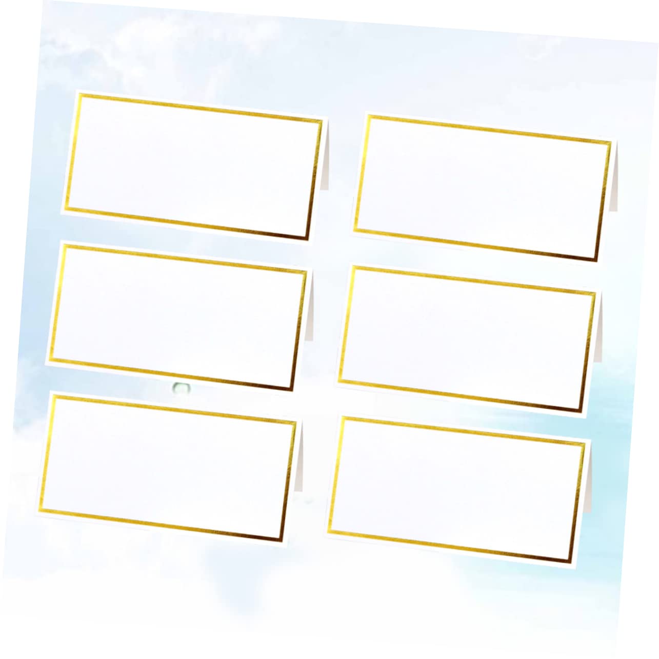 Operitacx 50pezzi Segnaposto Bianchi Per Matrimonio Decorazione Tavolo Biglietti Visita Fai Da Te Eventi Speciali Feste Formali Personalizzabili Eleganti