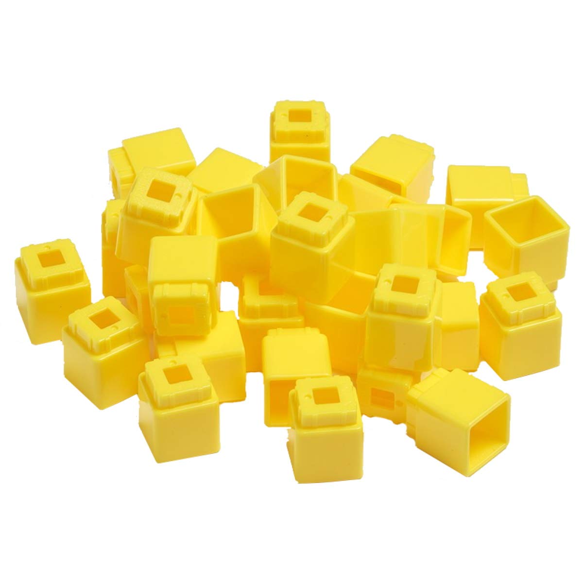 DidaxEducational Resources Unifix Cubes, Yellow, Set of 100
