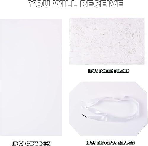 Miniatura 9 de Elephant-package Caja de regalo mediana con tapas, cinta y relleno de papel, para niñas y mujeres, cumpleaños, día de la madre, despedidas de