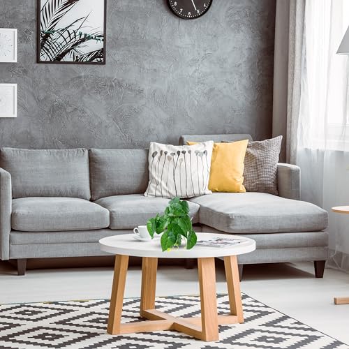 Image of Natural Look Artifical Green Plants with Pot for Decoration | Size - 23W x 15H | for Gifting, Home, Bedroom, Garden, Balcony, Office Corner, Living Room, New Year, Wedding Decoration Items