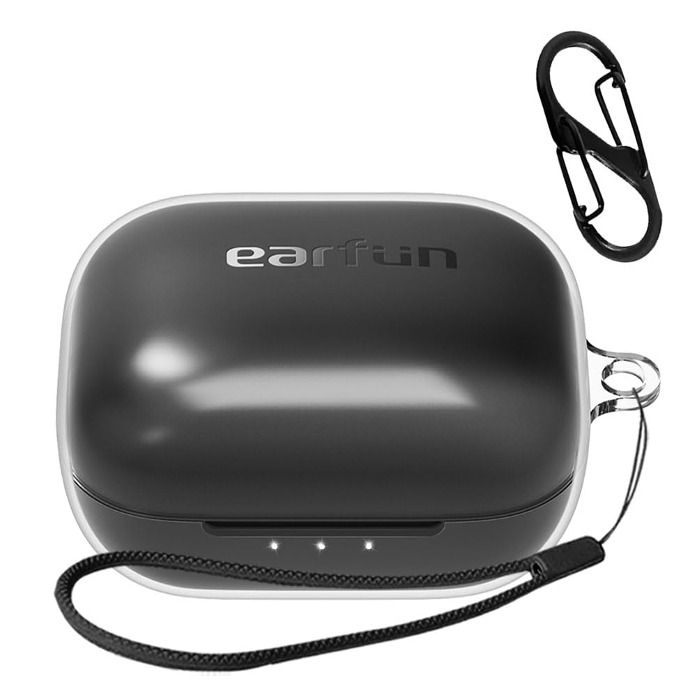 EarFun Air Pro 4 ケース付き EarFun Air Pro 4 シリコンケース カラビナ付き ケース : Arupi
