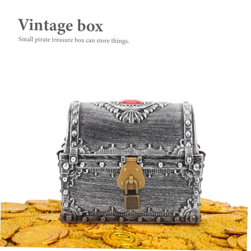 Cofre del tesoro pirata pequeño como regalo creativo para bodas y cumpleaños 8
