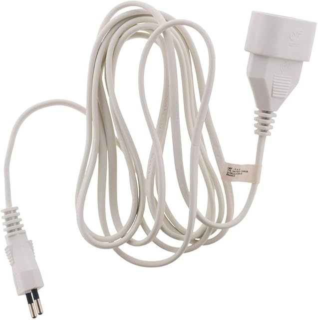Zenitech Przedłużacz, Biały, 3M