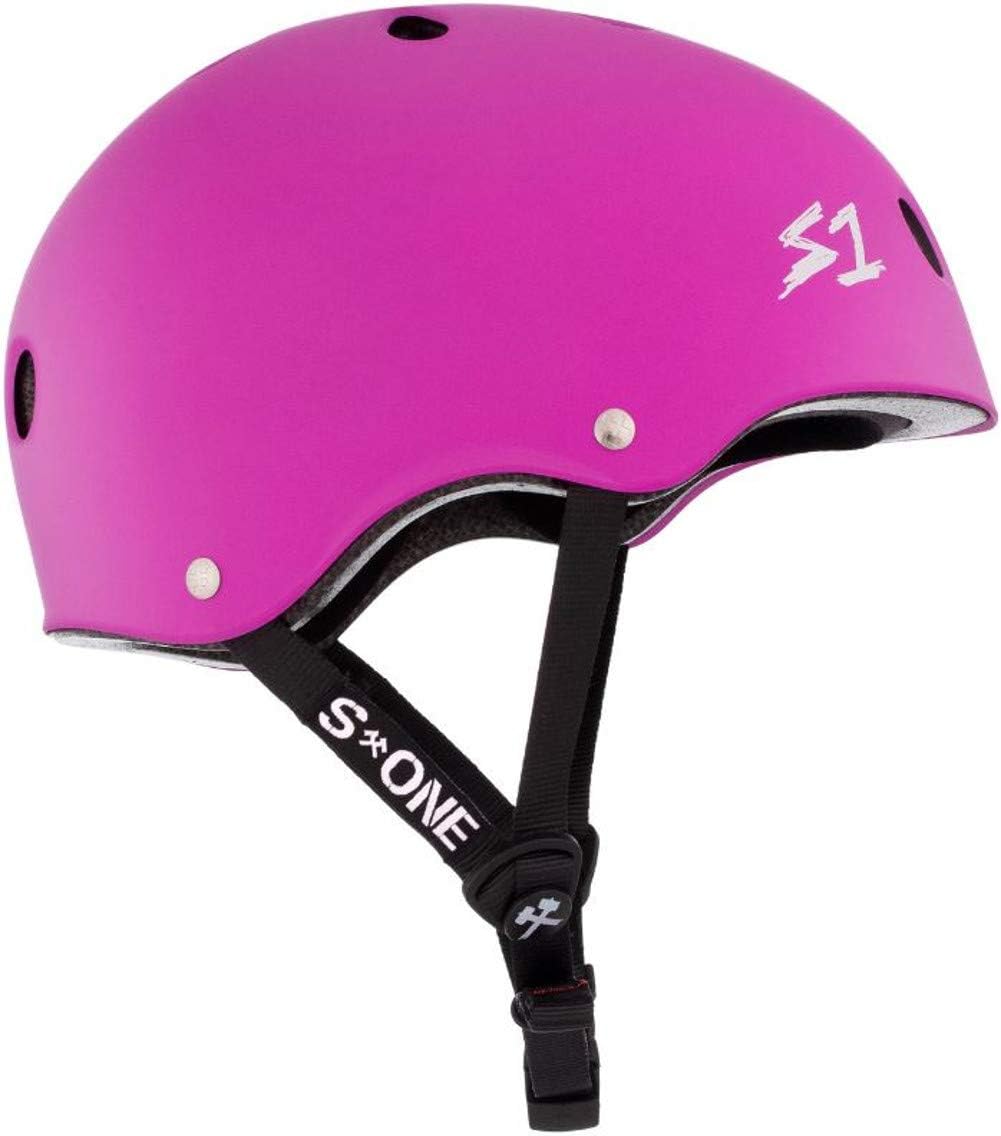 S-ONE Lifer CPSC - Multiple Impact - CPSC Certified - S1 Lifer Helmet - Bright Purple Matte- XX-Large (23")
