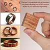 SHINEOFI 24pcs Wood Ring Blanks Wooden Blocks for Crafts Jewelry Ring Making En Carving Blocks Turning Blanks Craft Turning Making Supplies Unfinished Natural Board #2