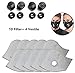 Produktbild Xlabor 10 Stück Aktivkohle Ersatzfilter + 4 Atemventil Wiederverwendbare Atmungsaktiv Maskenfilter Staubfilter PM 2.5 für Fahrrad Sport Atemschutzmaske Staubmaske